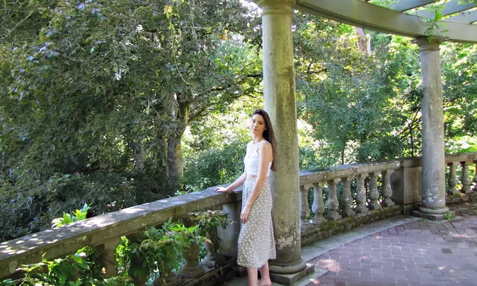 Polka Dot Skirt Outfit