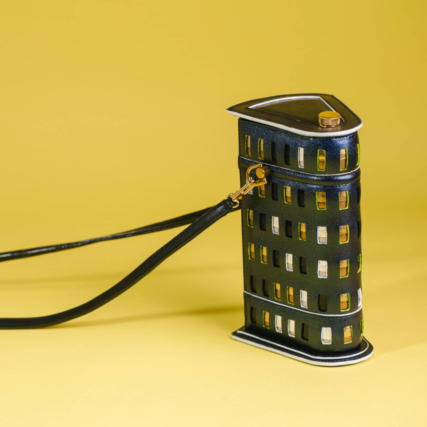 Flat Iron Building Bag by Y.S Atelier | Luxury Handbag Designer Y.S Atelier Creates Incredible Sculptural Purses Inspired By Travel & Architecture | Featured Article with Nomade & Mode