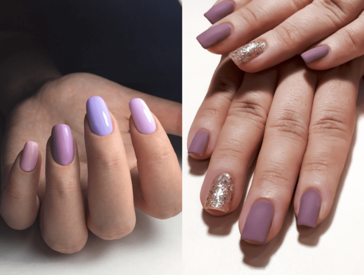 46 Light Purple Nails Perfect For Spring | Nomade & Mode