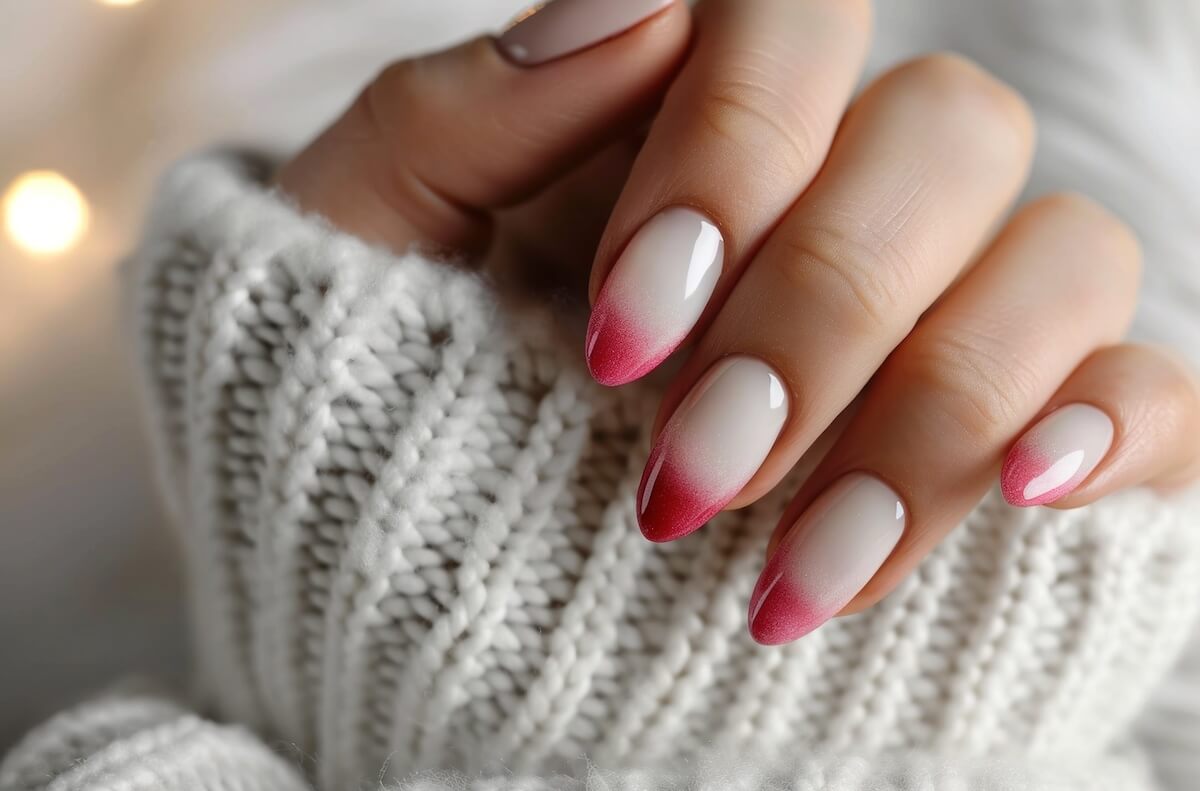Ombre Pink Fall Nails | Nomade Mode