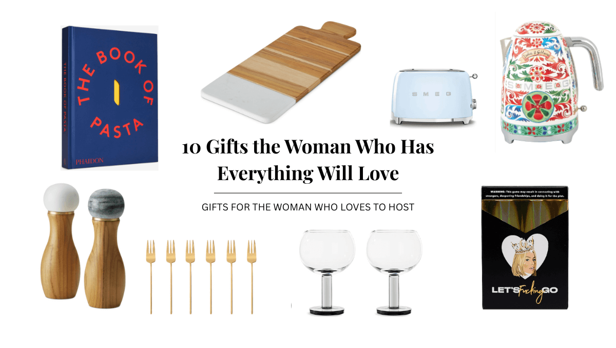 Gifts for Women Who Have Everything Who Love To Host | Nomade & Mode